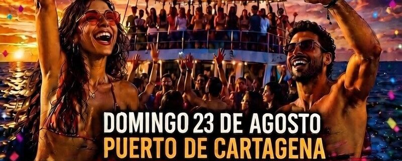 Boat Party Fiesta de Solteros y Solteras en Cartagena el 23 de Agosto